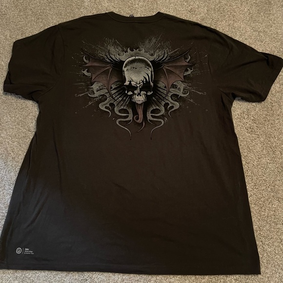 Kiss Grey T-Shirt By Designbyhumans Size XXL - Picture 4 of 8